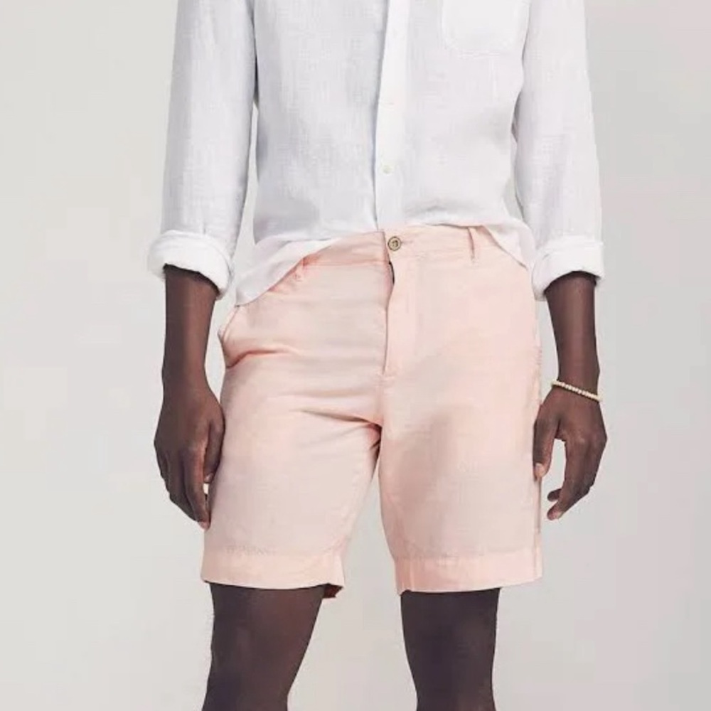 Faherty Light Pink Men's Shorts